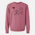 Shiba Inu Heart String - Unisex Pigment Dyed Crew Sweatshirt