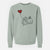 Shih Tzu Heart String - Unisex Pigment Dyed Crew Sweatshirt