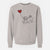 Shih Tzu Puppy Cut Heart String - Unisex Pigment Dyed Crew Sweatshirt