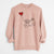 Shih Tzu Puppy Cut Heart String - Unisex Pigment Dyed Crew Sweatshirt