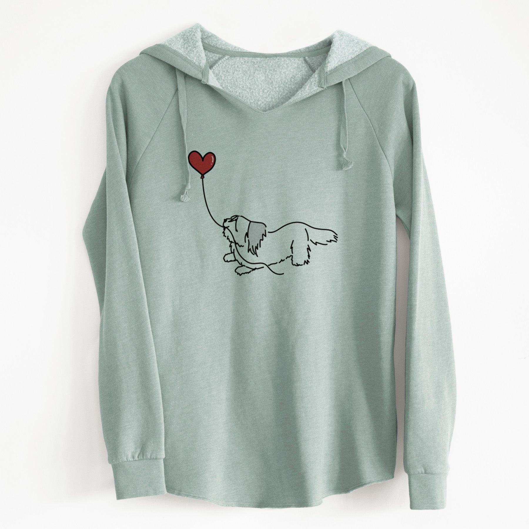 Skye Terrier Heart String - Cali Wave Hooded Sweatshirt