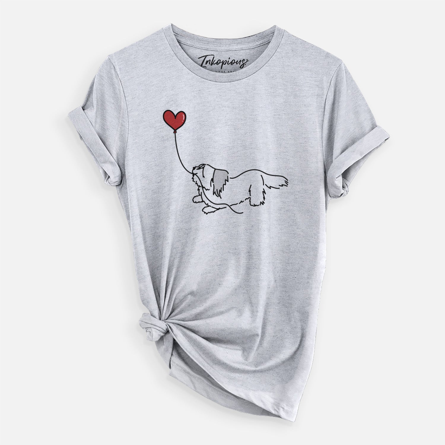 Skye Terrier Heart String - Unisex Crewneck