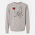 Weimaraner Heart String - Unisex Pigment Dyed Crew Sweatshirt