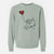 West Highland Terrier Heart String - Unisex Pigment Dyed Crew Sweatshirt