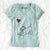 Wire Fox Terrier Heart String - Women's Perfect V-neck Shirt