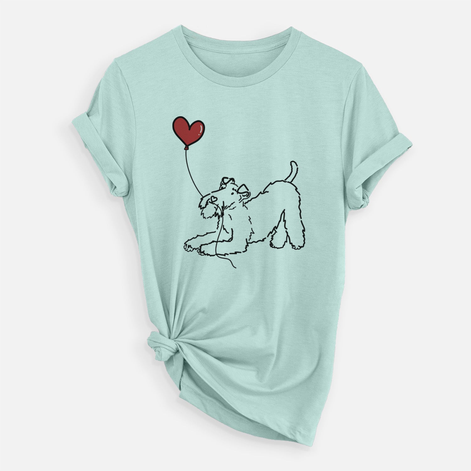 Wire Fox Terrier Heart String - Unisex Crewneck