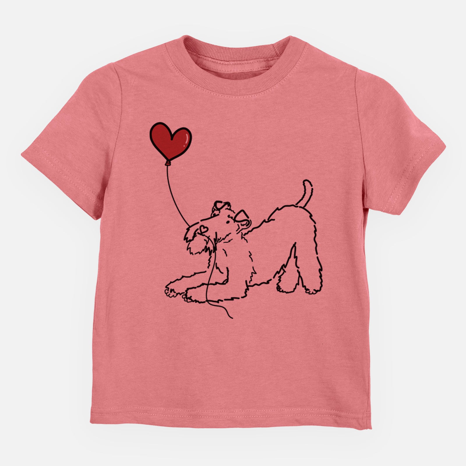Wire Fox Terrier Heart String - Kids/Youth/Toddler Shirt