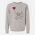 Yorkiepoo Heart String - Unisex Pigment Dyed Crew Sweatshirt