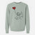 Yorkiepoo Heart String - Unisex Pigment Dyed Crew Sweatshirt