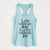 A day without Dogs is a day without joy - Women's Racerback Tanktop