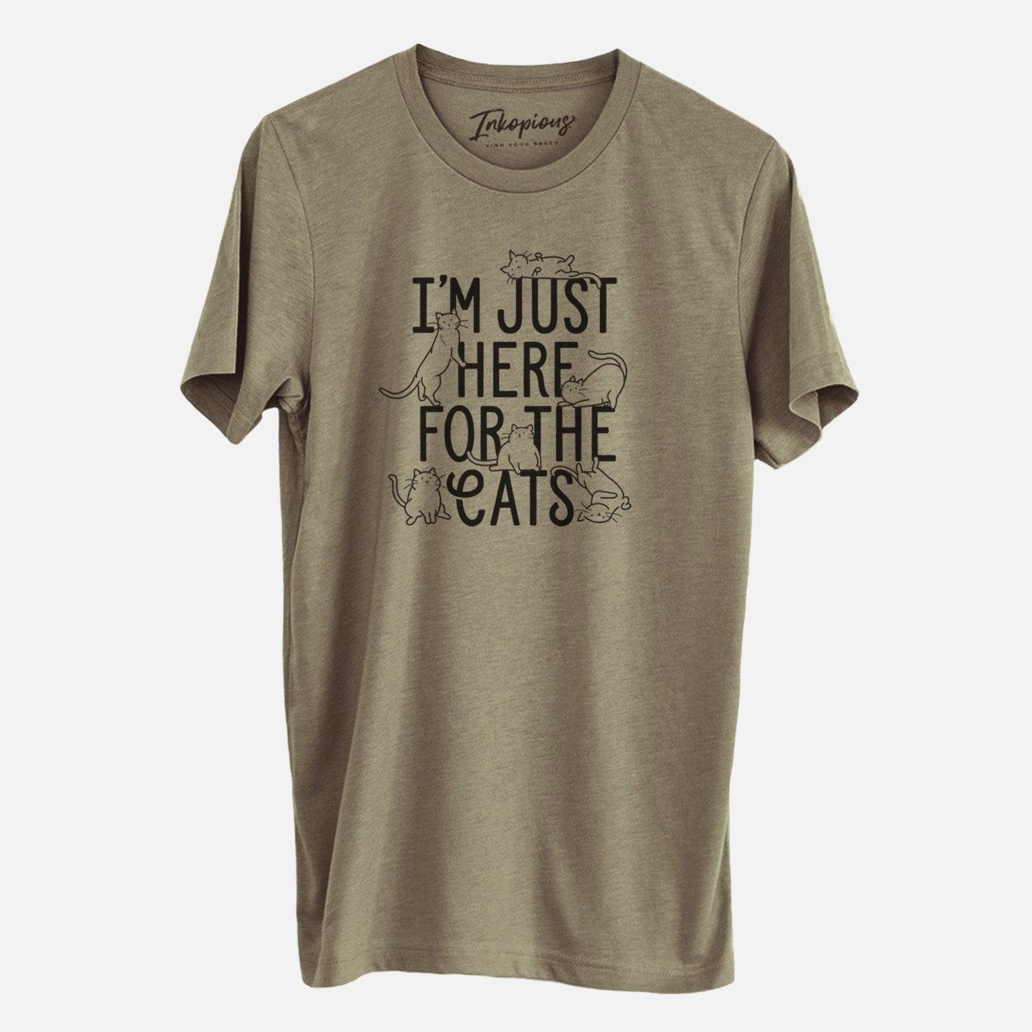 I'm Just Here For The Cats - Unisex Crewneck