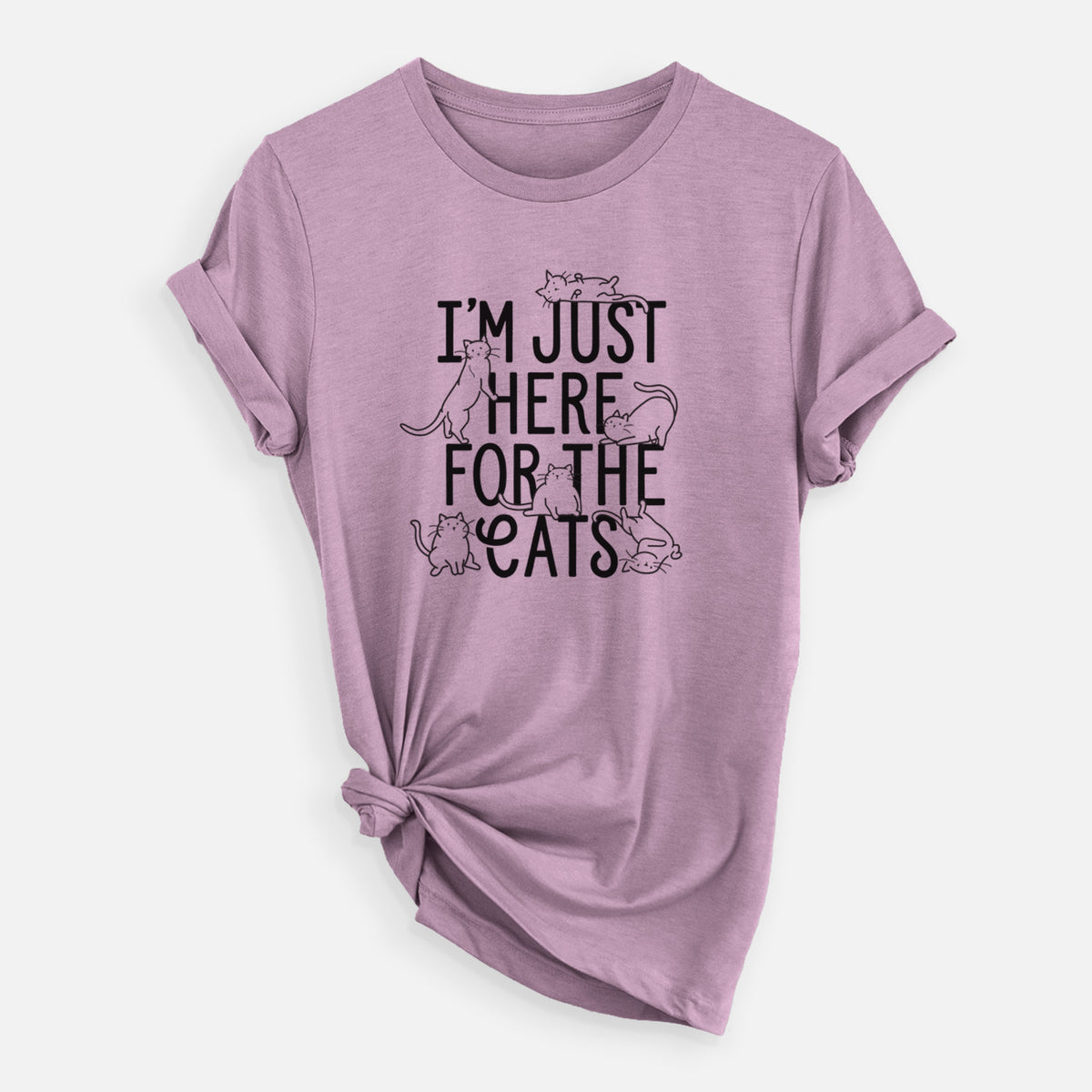 I'm Just Here For The Cats - Unisex Crewneck
