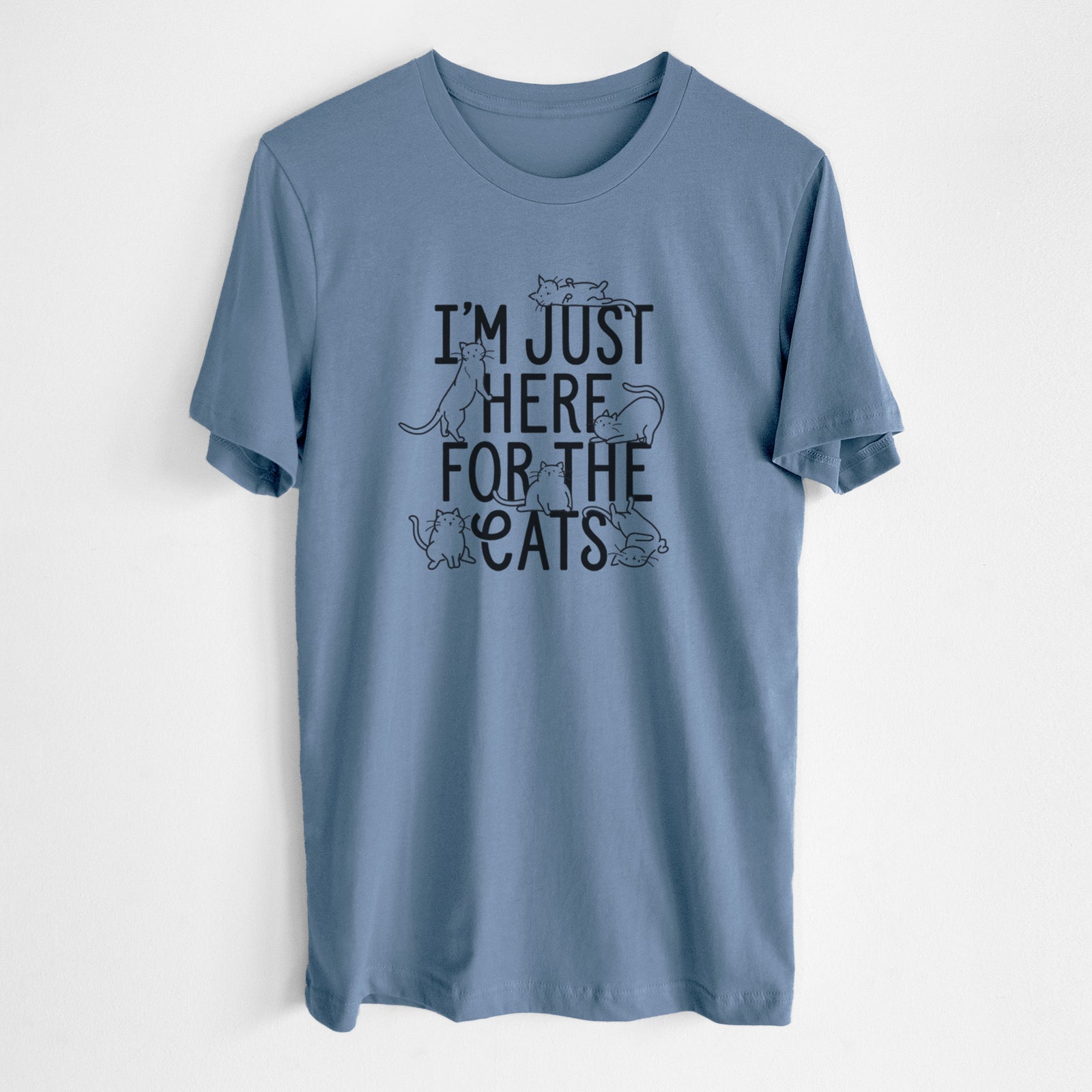 I'm Just Here For The Cats - Unisex Crewneck