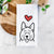 Love Always Akita - Tea Towel