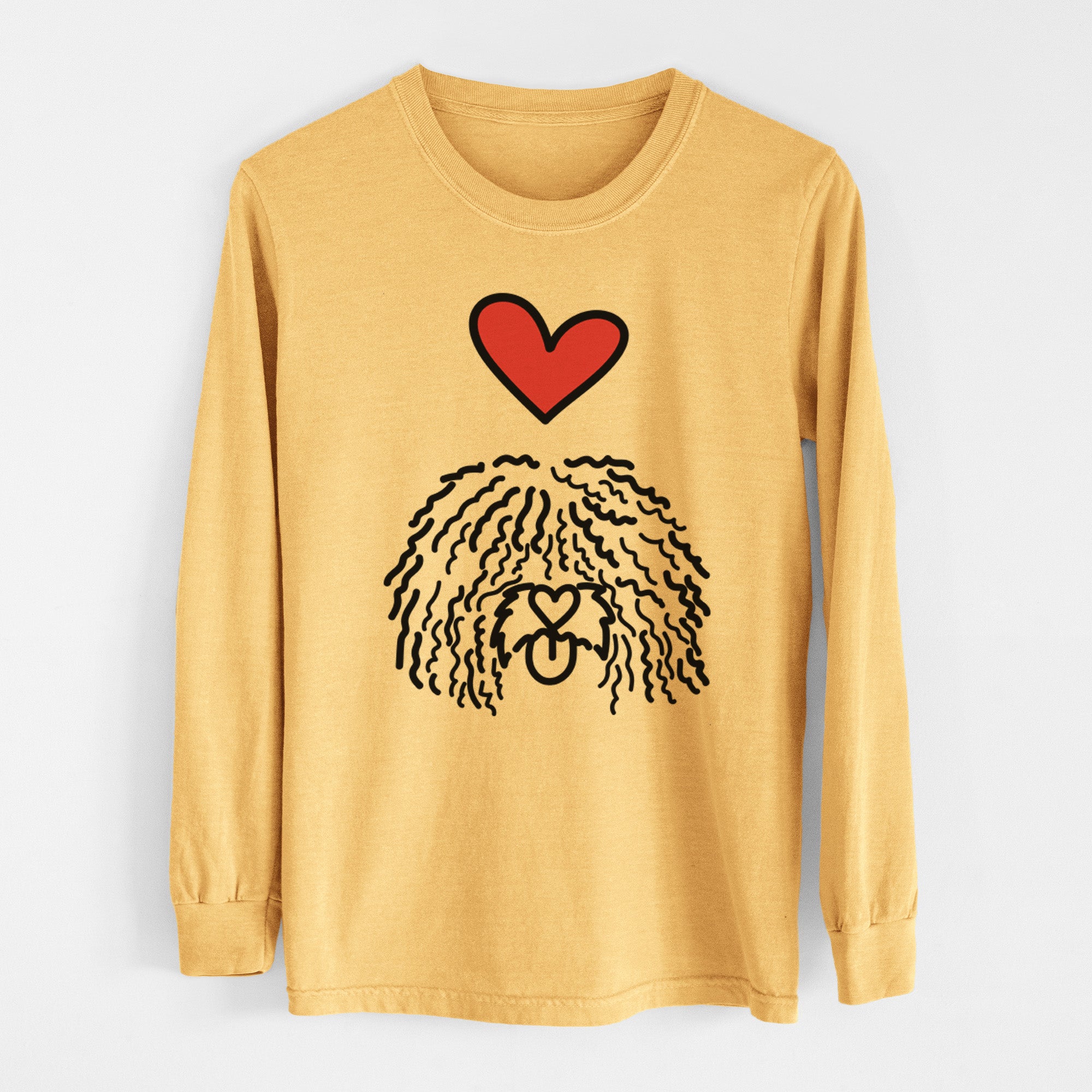 Love Always Spanish Water Dog - Alba - Heavyweight 100% Cotton Long Sleeve