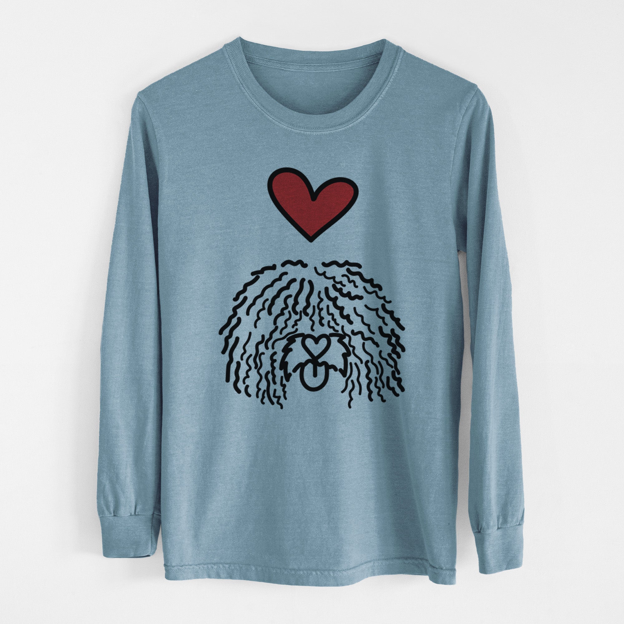 Love Always Spanish Water Dog - Alba - Heavyweight 100% Cotton Long Sleeve