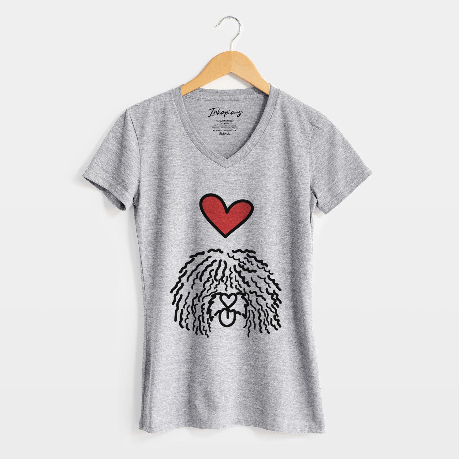 Love Always Spanish Water Dog - Alba - Women's Perfect V-neck Shirt