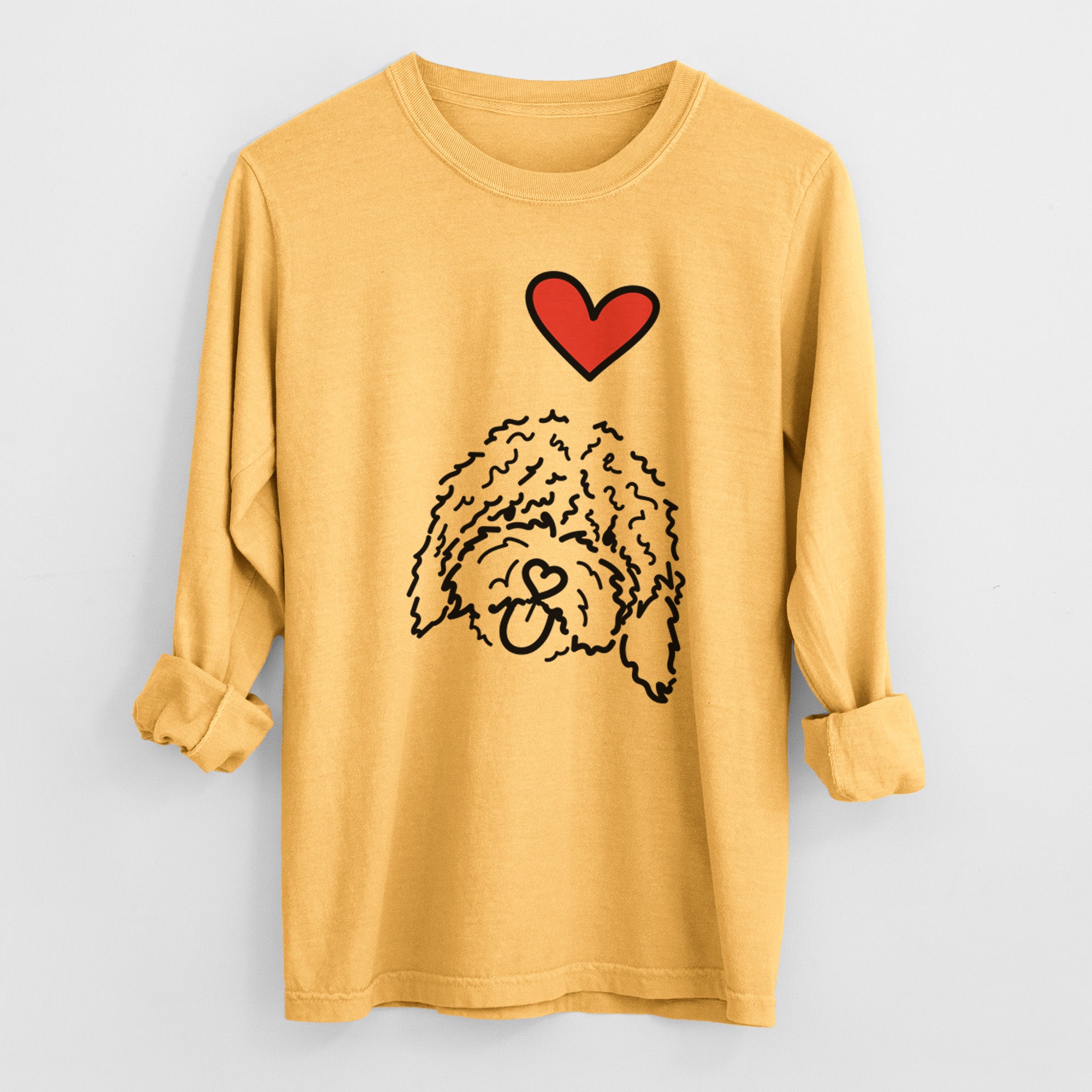 Love Always Spanish Water Dog - Antonio - Heavyweight 100% Cotton Long Sleeve