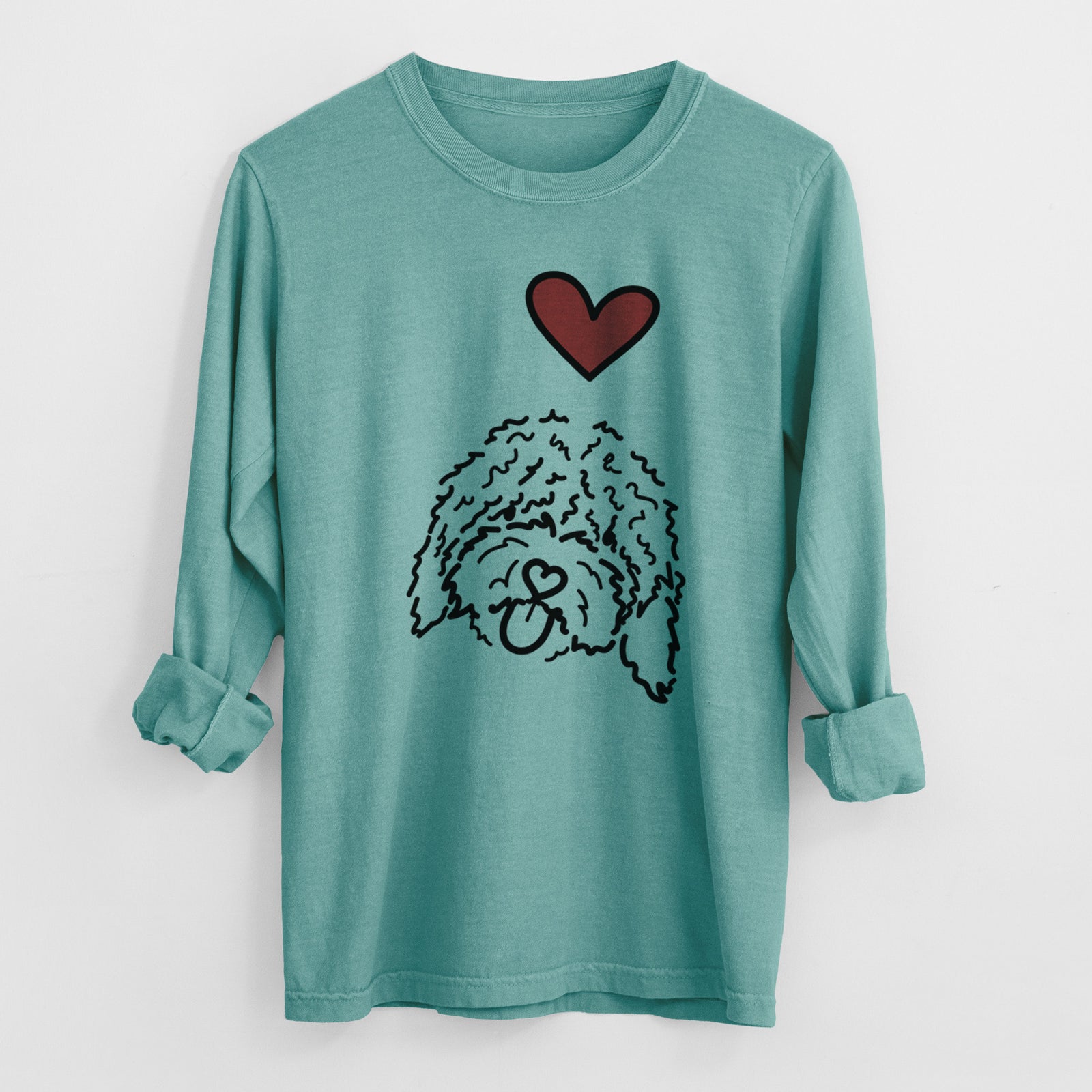 Love Always Spanish Water Dog - Antonio - Heavyweight 100% Cotton Long Sleeve