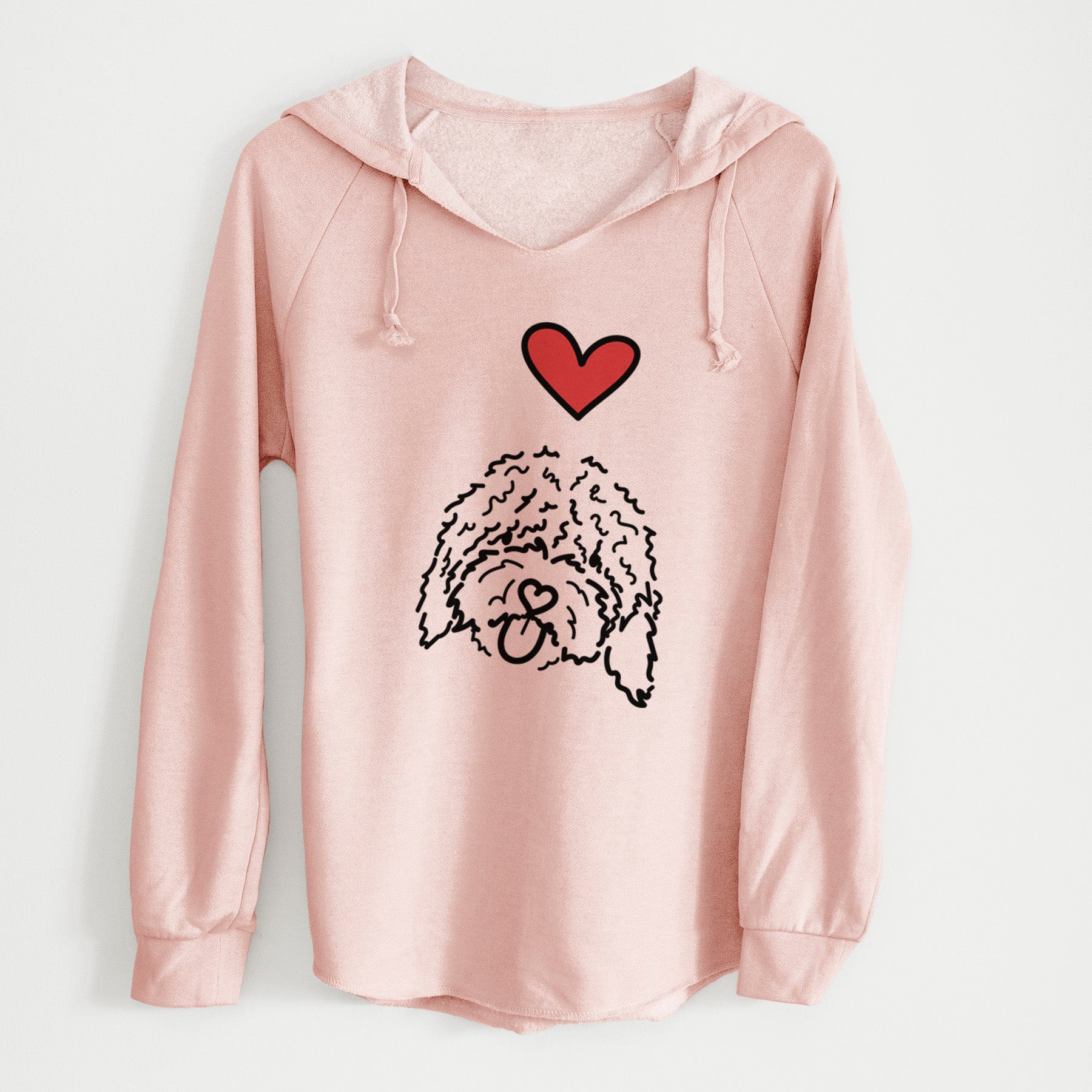 Love Always Spanish Water Dog - Antonio - Cali Wave Hooded Sweatshirt