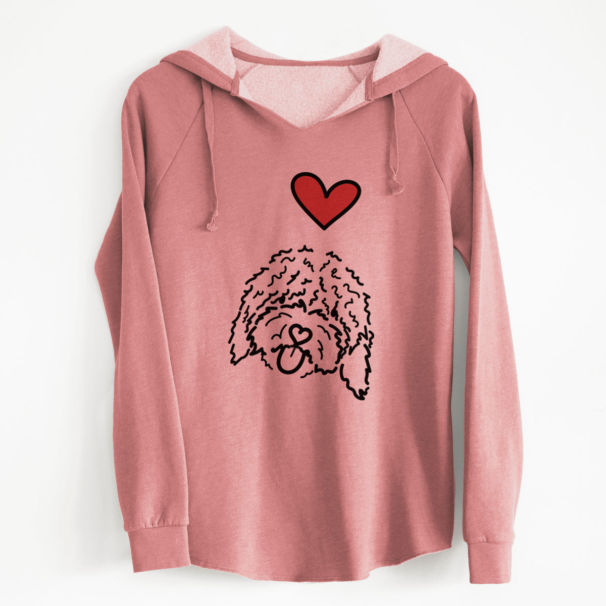 Love Always Spanish Water Dog - Antonio - Cali Wave Hooded Sweatshirt