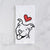 Love Always Pitbull - Arlo - Tea Towel