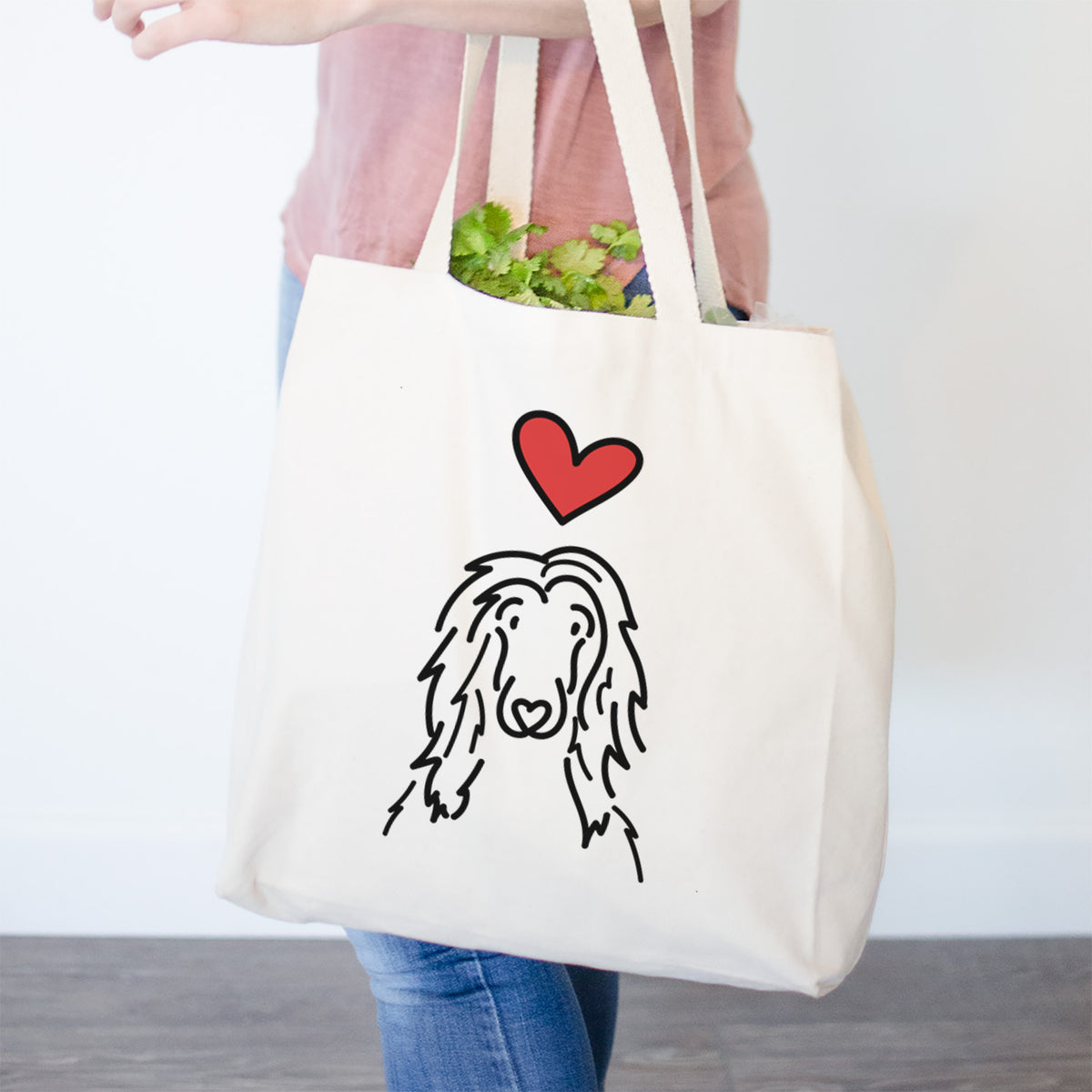 Love Always Afghan Hound - Asher - Tote Bag