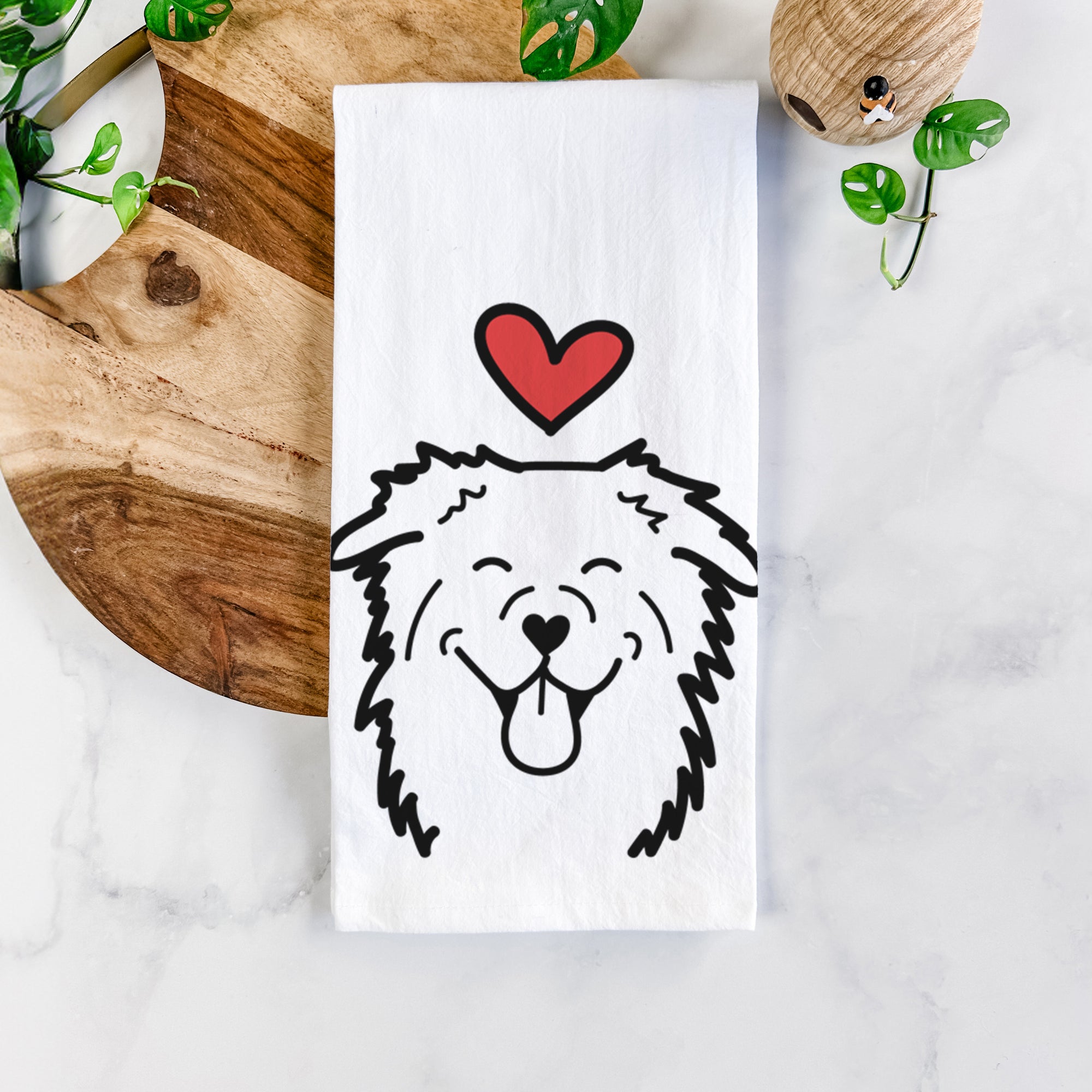 Love Always Australian Shepherd - Tea Towel