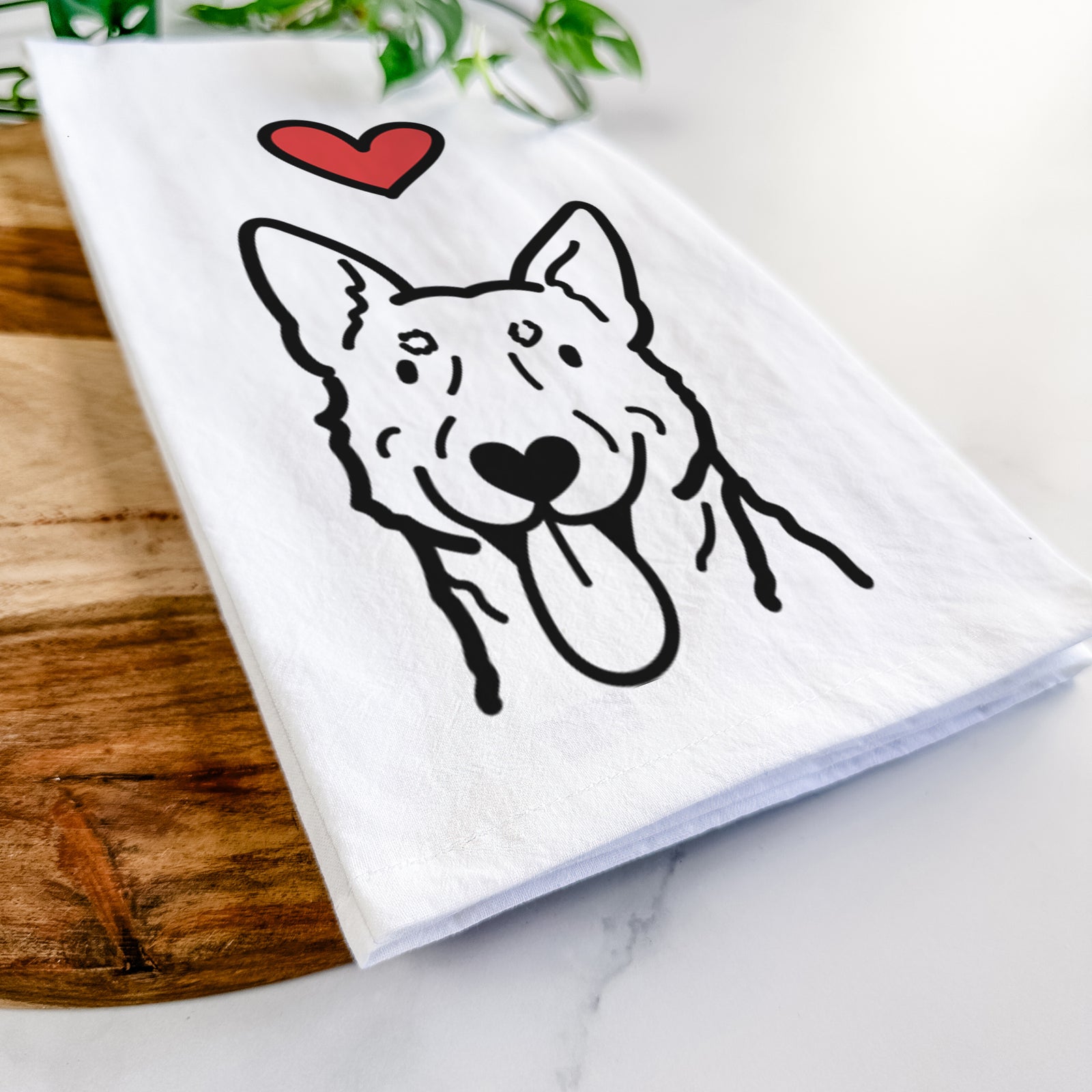 Love Always Australian Cattle Dog - Tea Towel