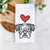 Love Always English Bulldog - Bailey - Tea Towel