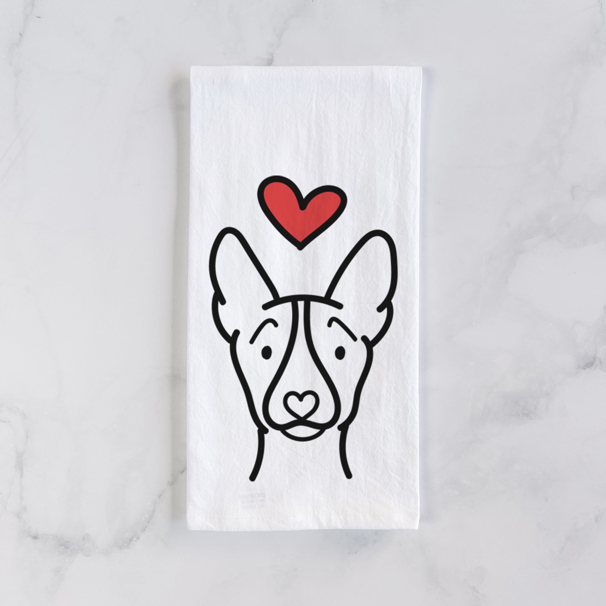 Love Always Basenji - Tea Towel