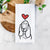 Love Always Basset Hound - Tea Towel