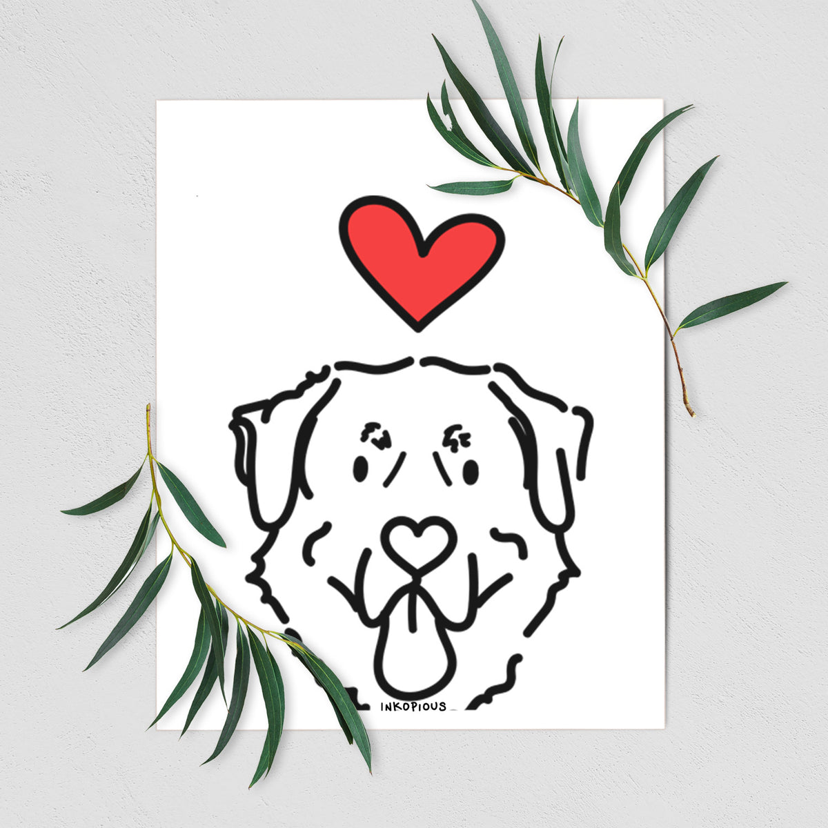 Love Always Anatolian Shepherd - Batu Art Print