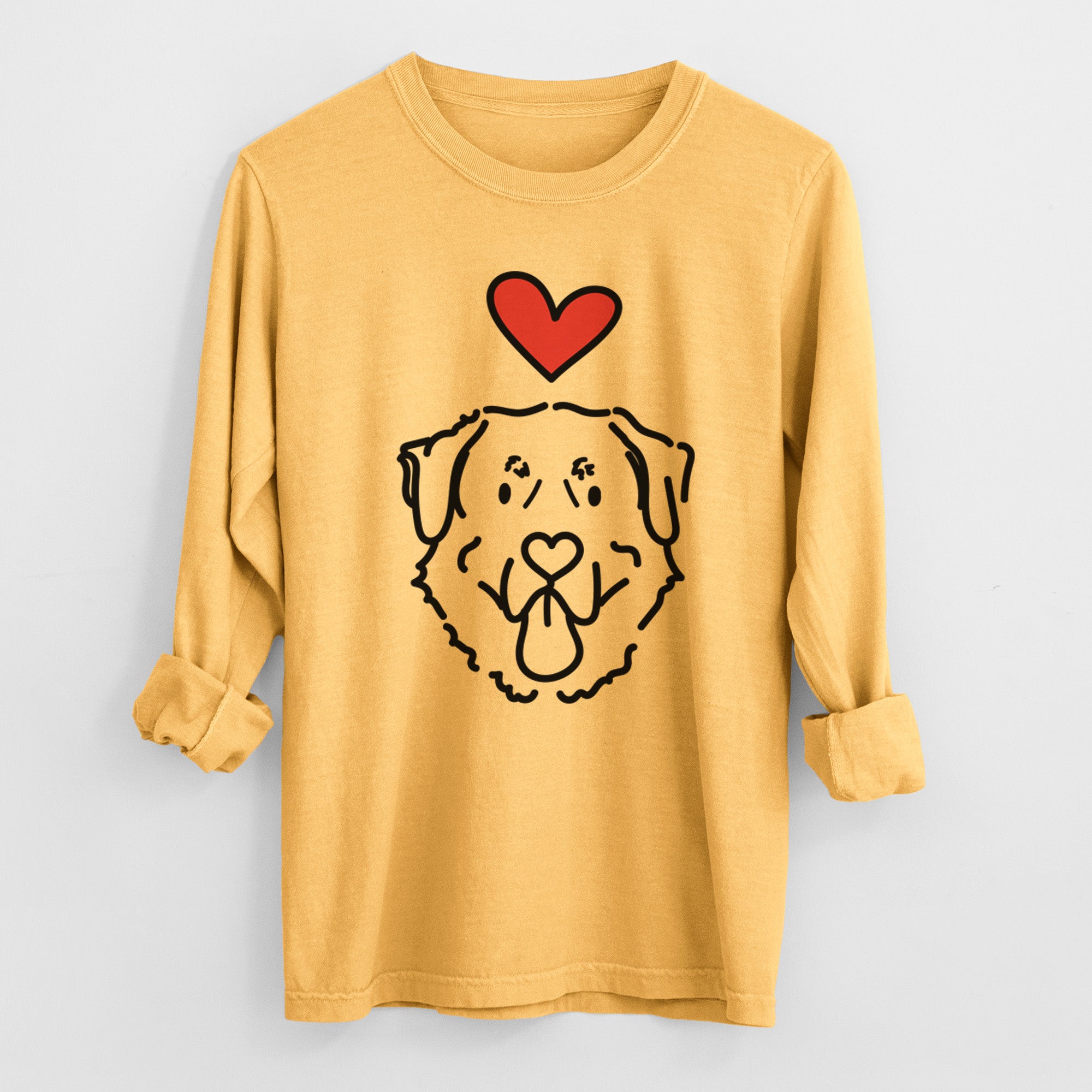 Love Always Anatolian Shepherd - Batu - Heavyweight 100% Cotton Long Sleeve