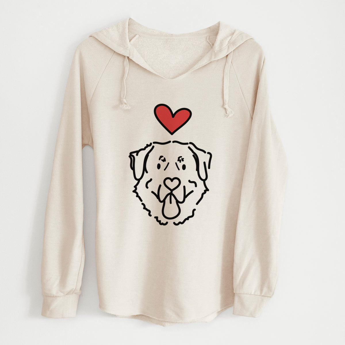 Love Always Anatolian Shepherd - Batu - Cali Wave Hooded Sweatshirt