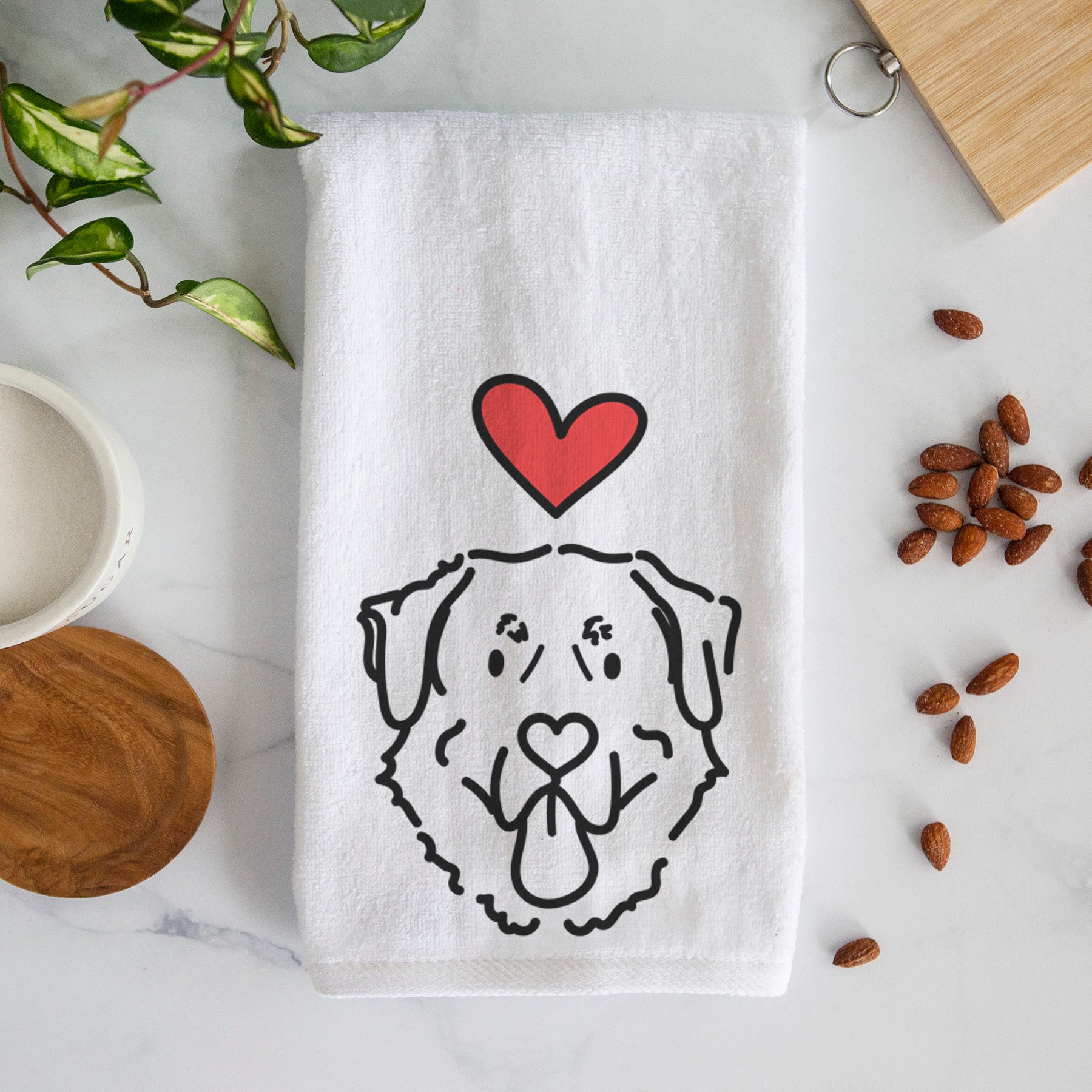 Love Always Anatolian Shepherd - Batu - Decorative Hand Towel