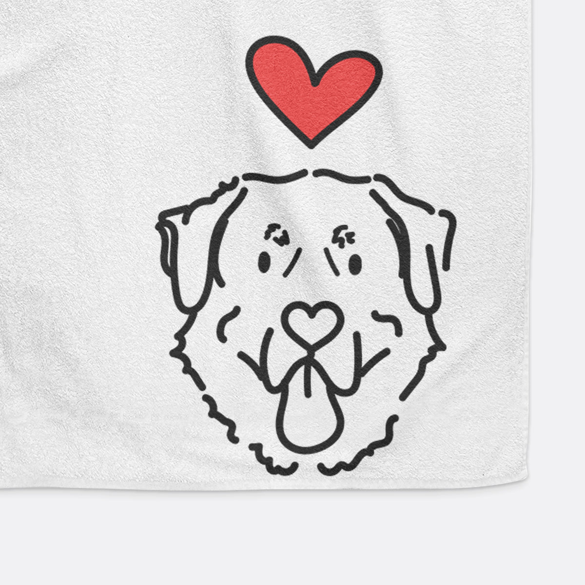 Love Always Anatolian Shepherd - Batu - Decorative Hand Towel