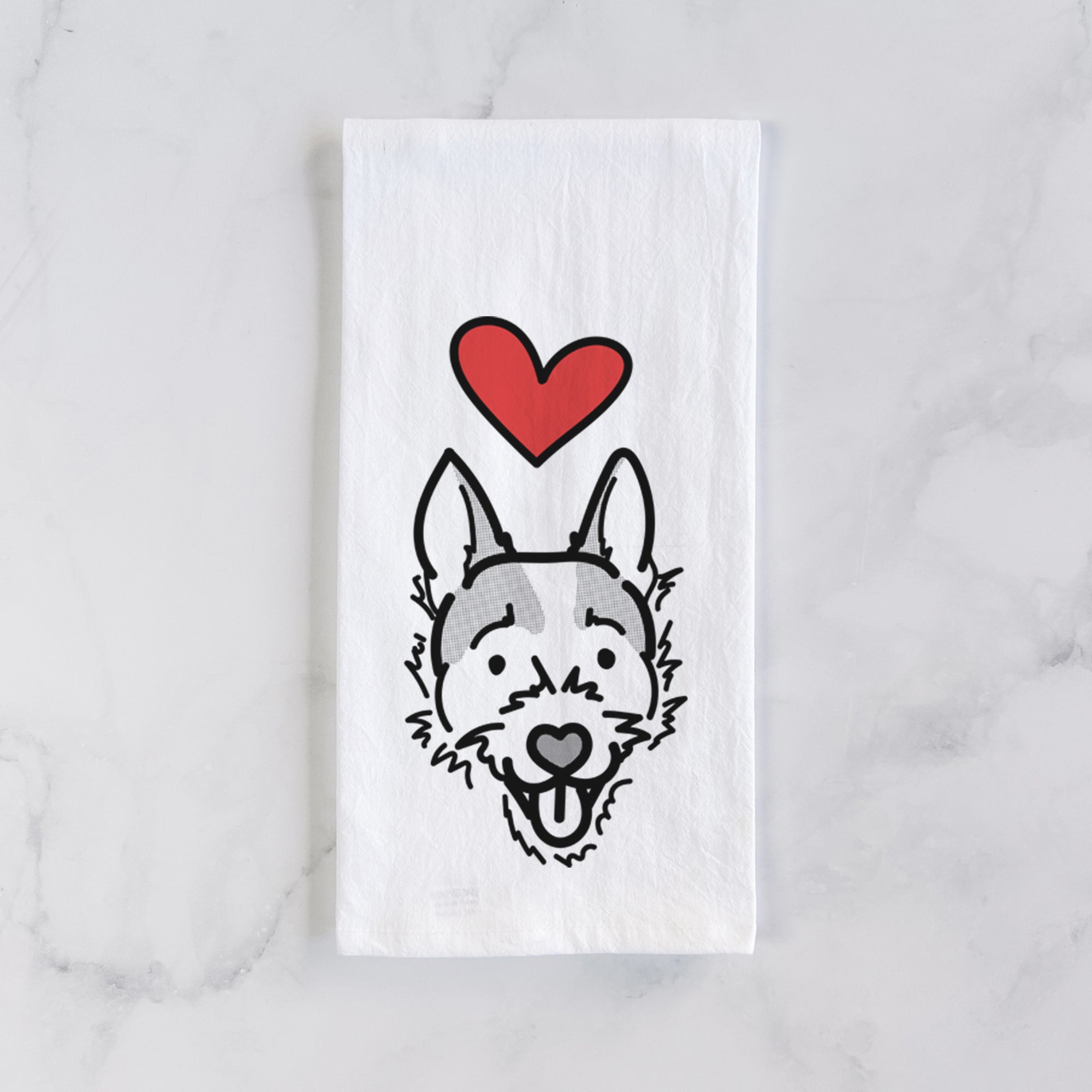 Love Always Jack Russell Terrier - Baxter - Tea Towel