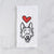 Love Always Jack Russell Terrier - Baxter - Tea Towel