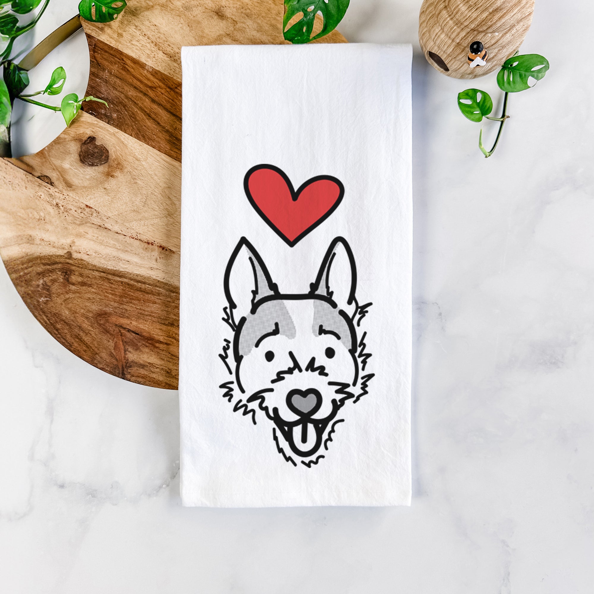 Love Always Jack Russell Terrier - Baxter - Tea Towel