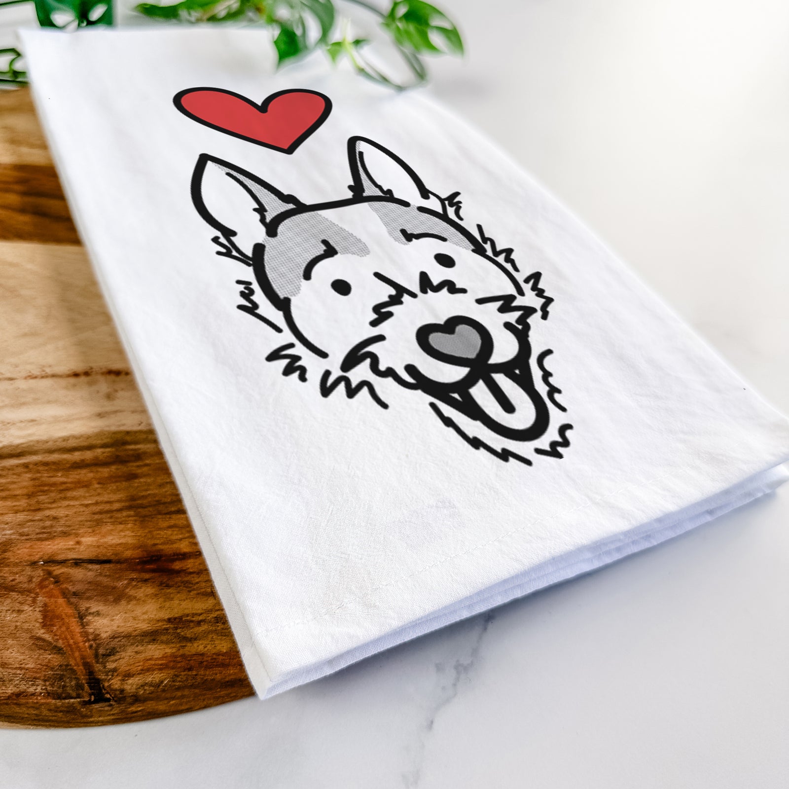 Love Always Jack Russell Terrier - Baxter - Tea Towel