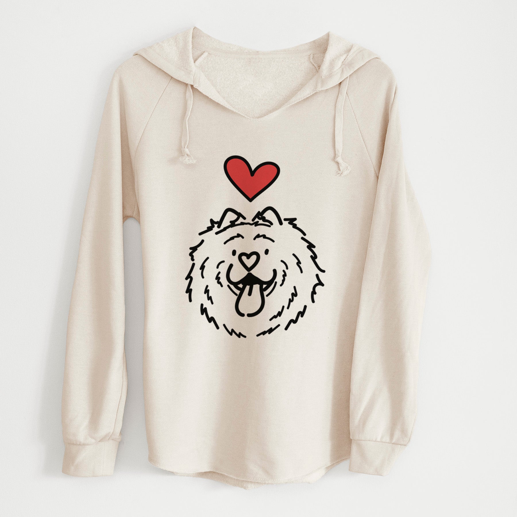 Love Always Chow Chow - Bear - Cali Wave Hooded Sweatshirt