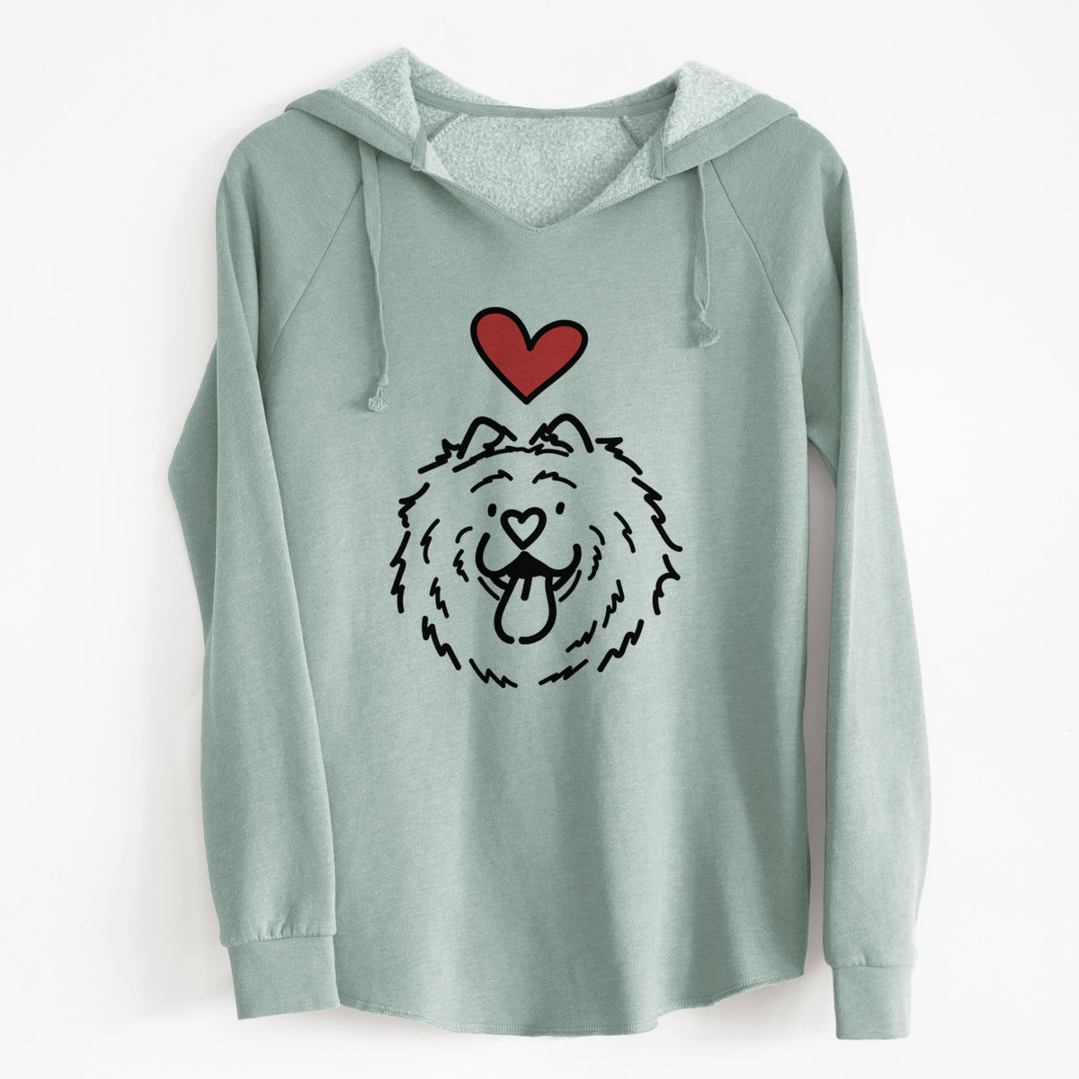 Love Always Chow Chow - Bear - Cali Wave Hooded Sweatshirt