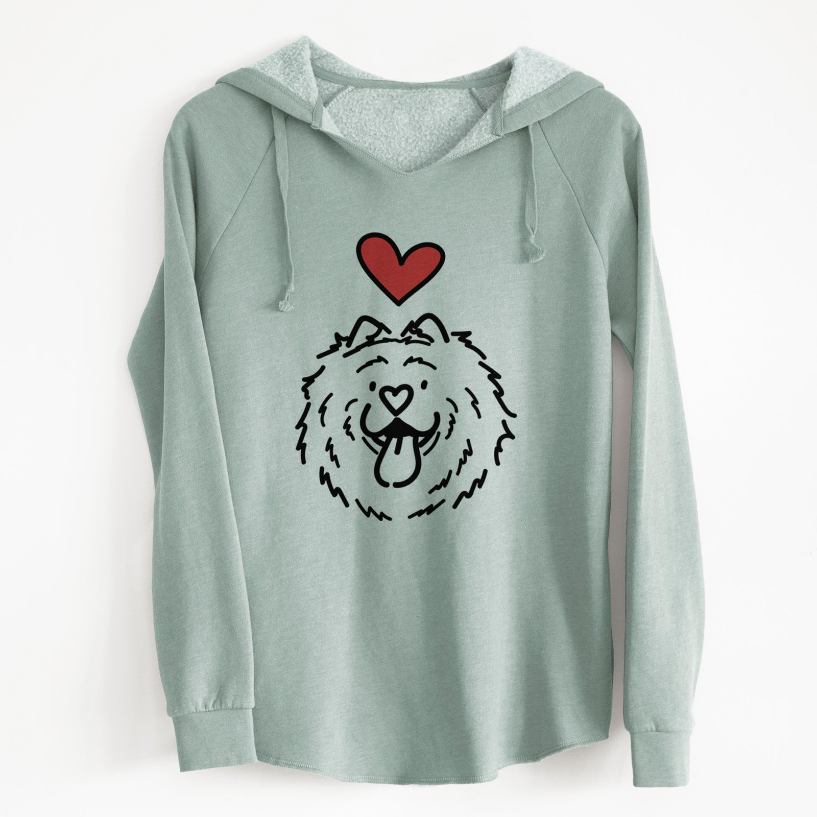 Love Always Chow Chow - Bear - Cali Wave Hooded Sweatshirt