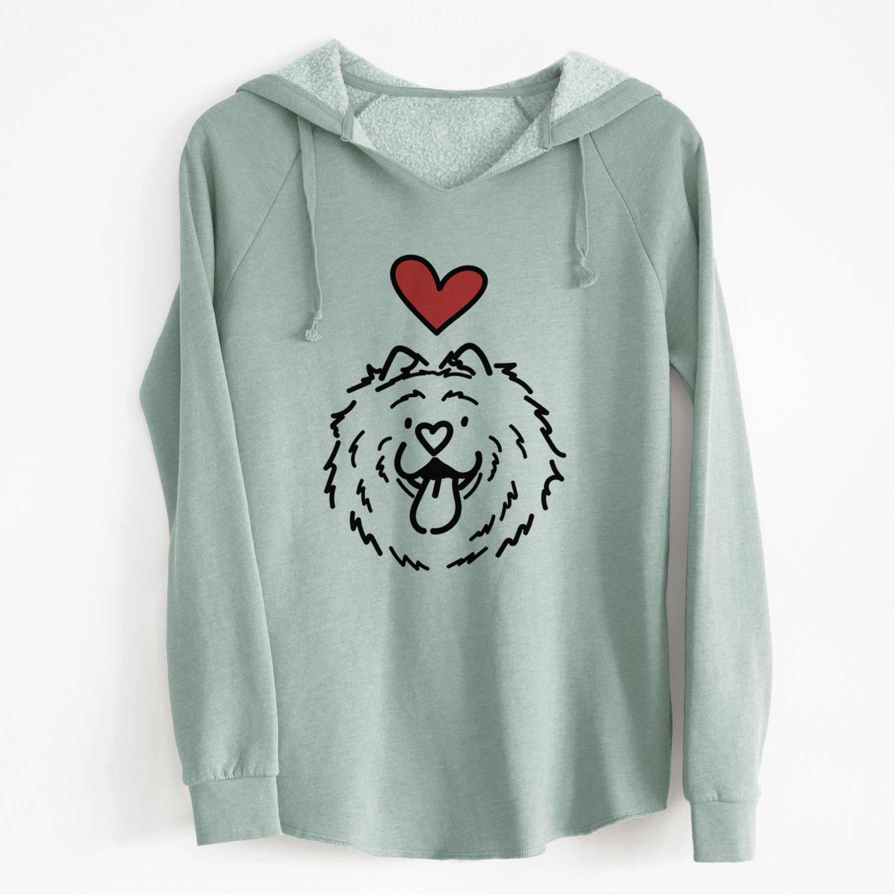 Love Always Chow Chow - Bear - Cali Wave Hooded Sweatshirt