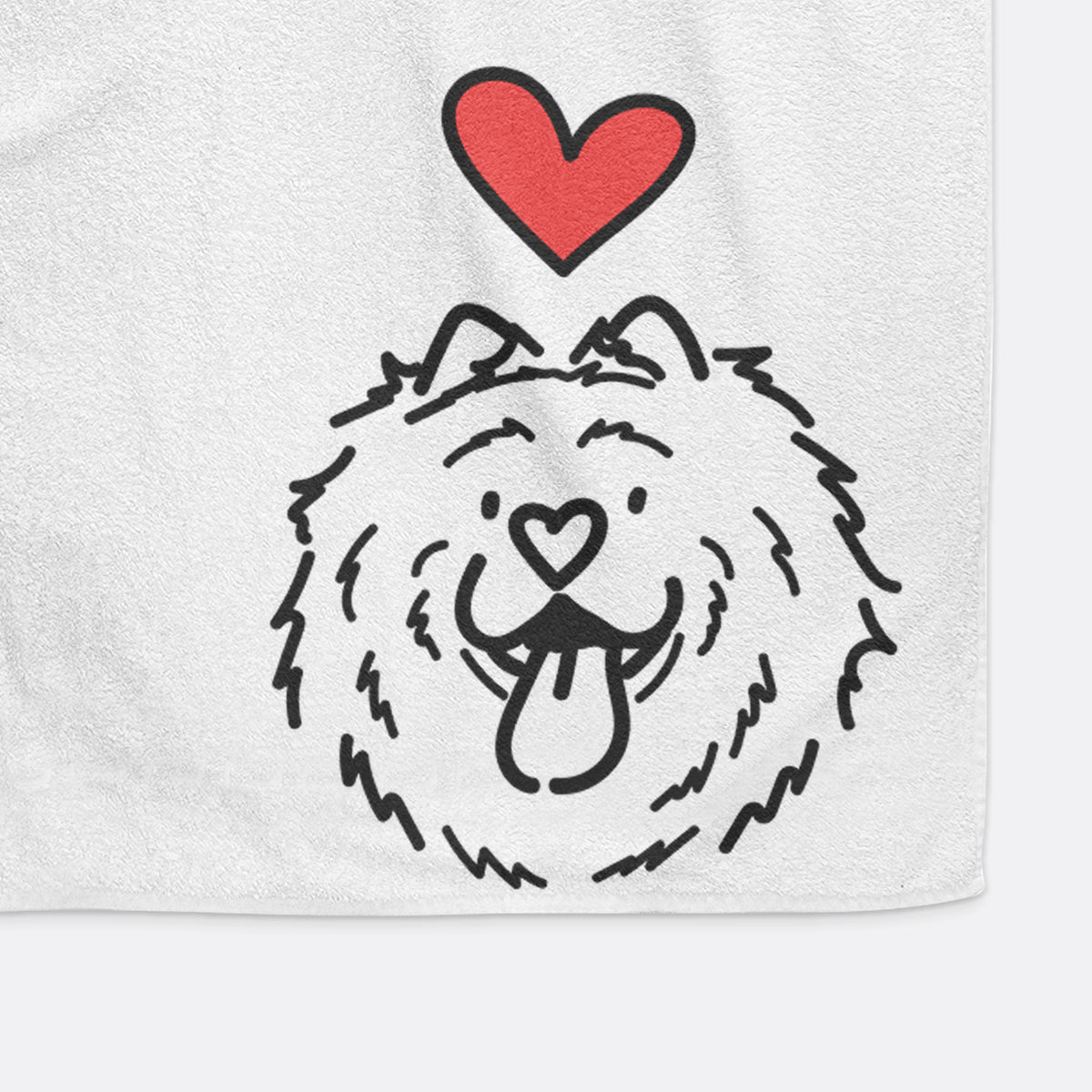Love Always Chow Chow - Bear - Hand Towel