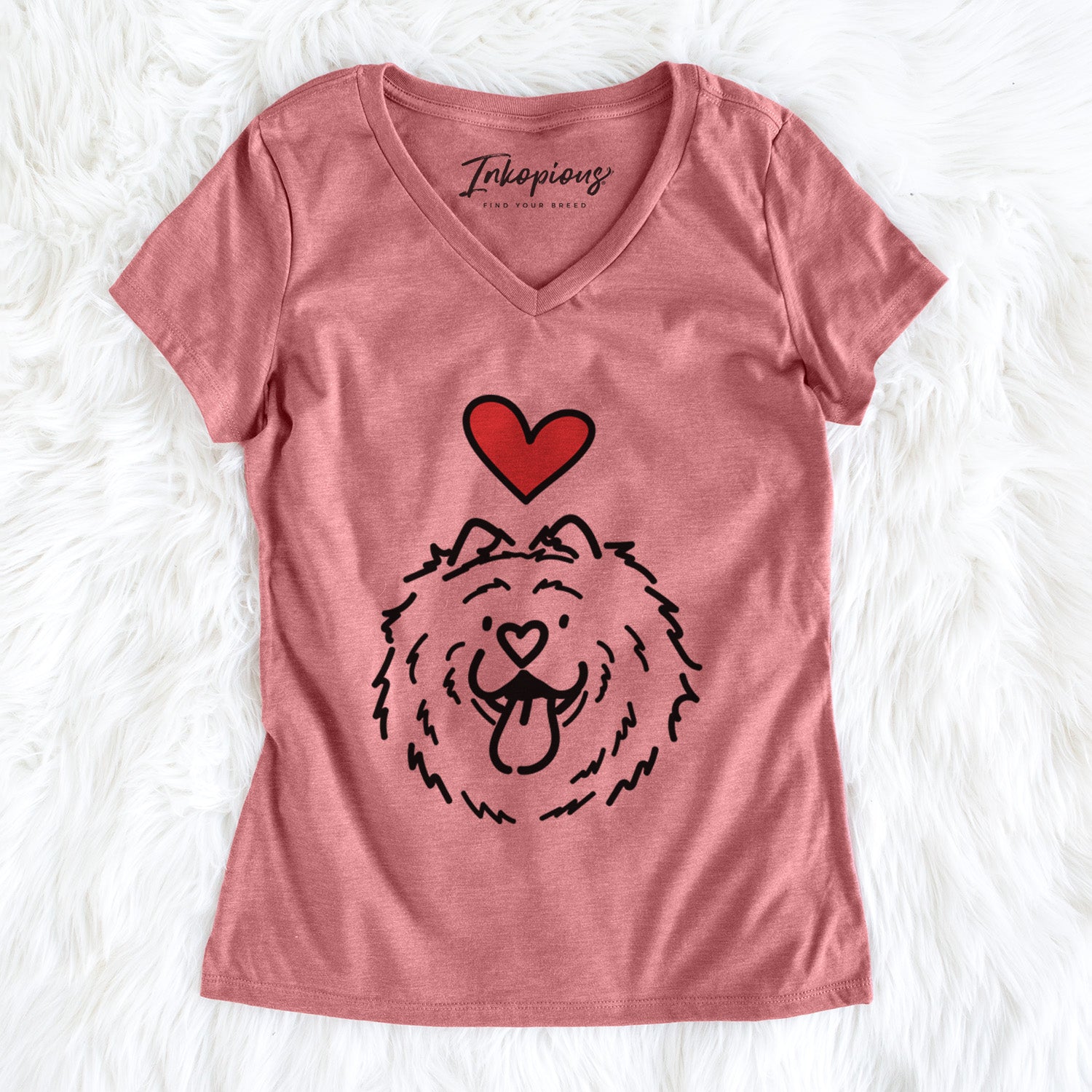 Love Always Chow Chow - Bear - Women's Perfect V-neck Shirt