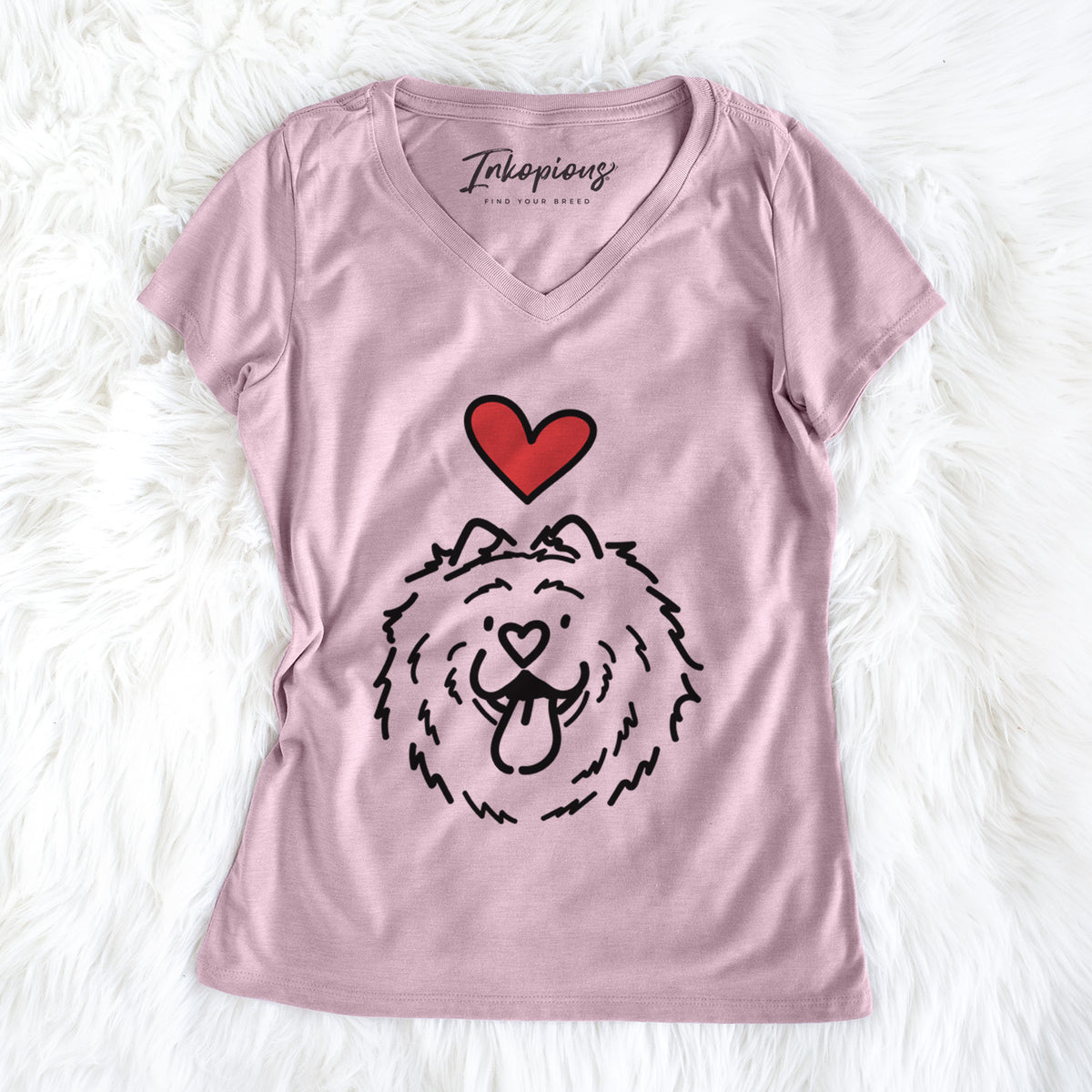 Love Always Chow Chow - Bear - Women's Perfect V-neck Shirt