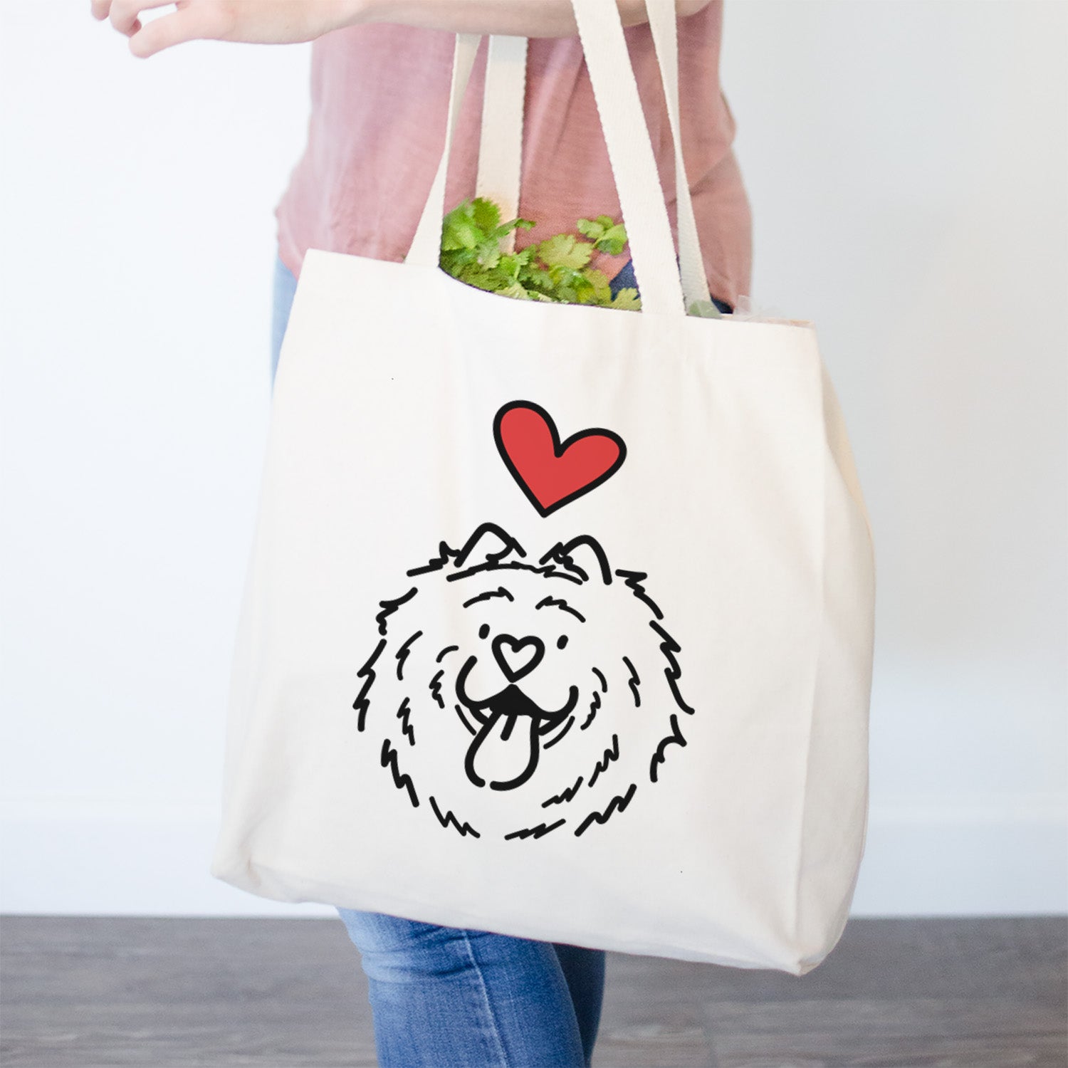 Love Always Chow Chow - Bear - Tote Bag