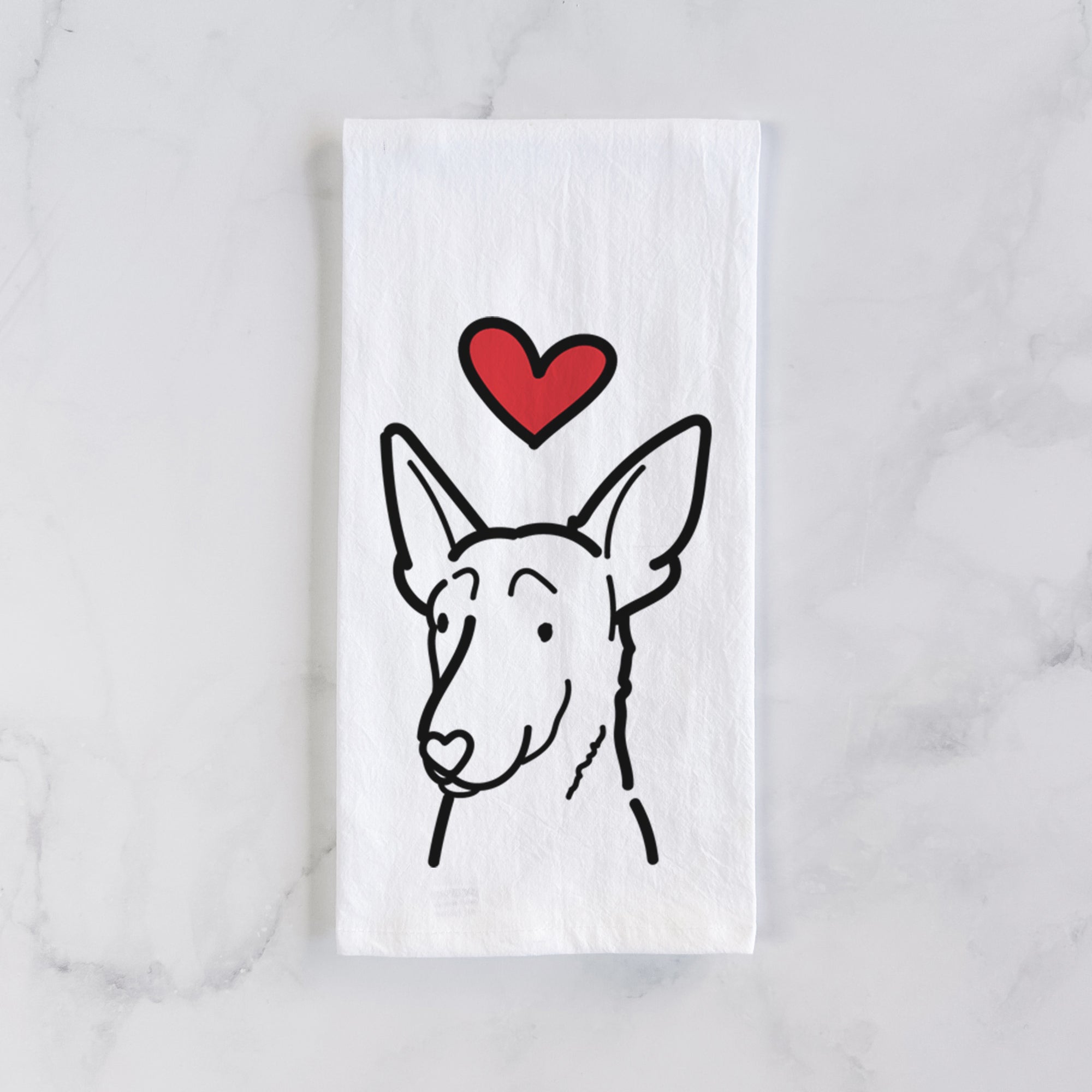 Love Always Belgian Malinois - Tea Towel